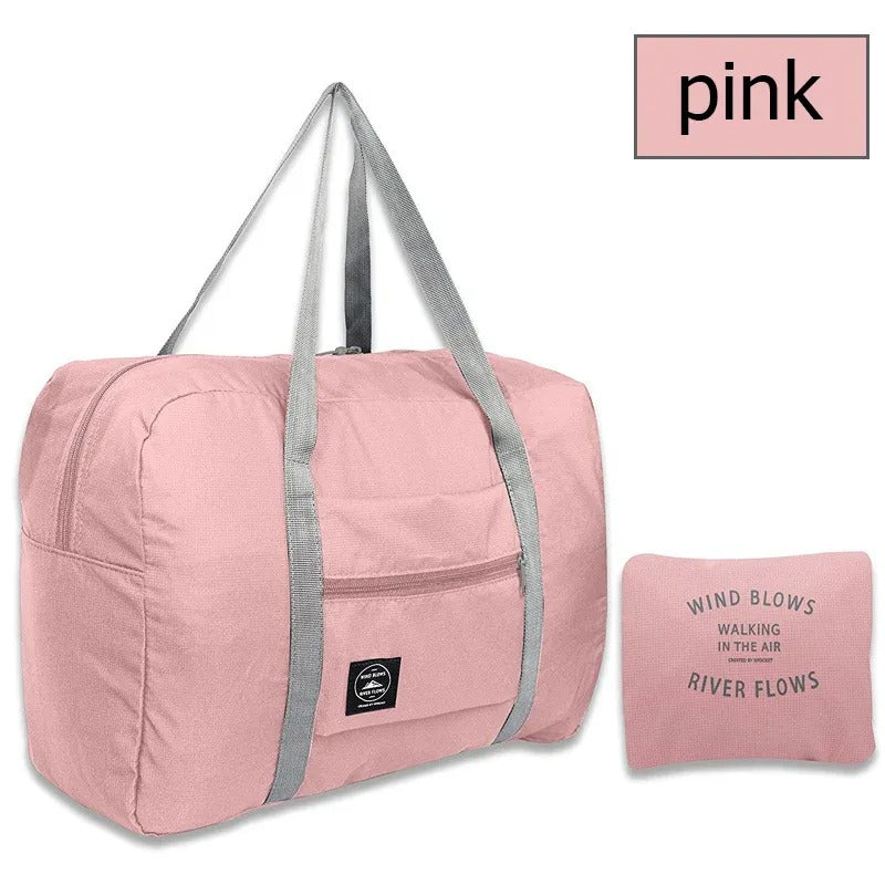 Travel Organiser Bags_ Large Capacity Foldable Nylon Travel Bag