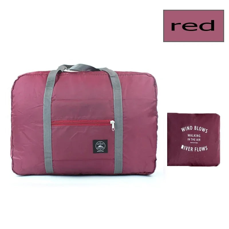 Travel Organiser Bags_ Large Capacity Foldable Nylon Travel Bag