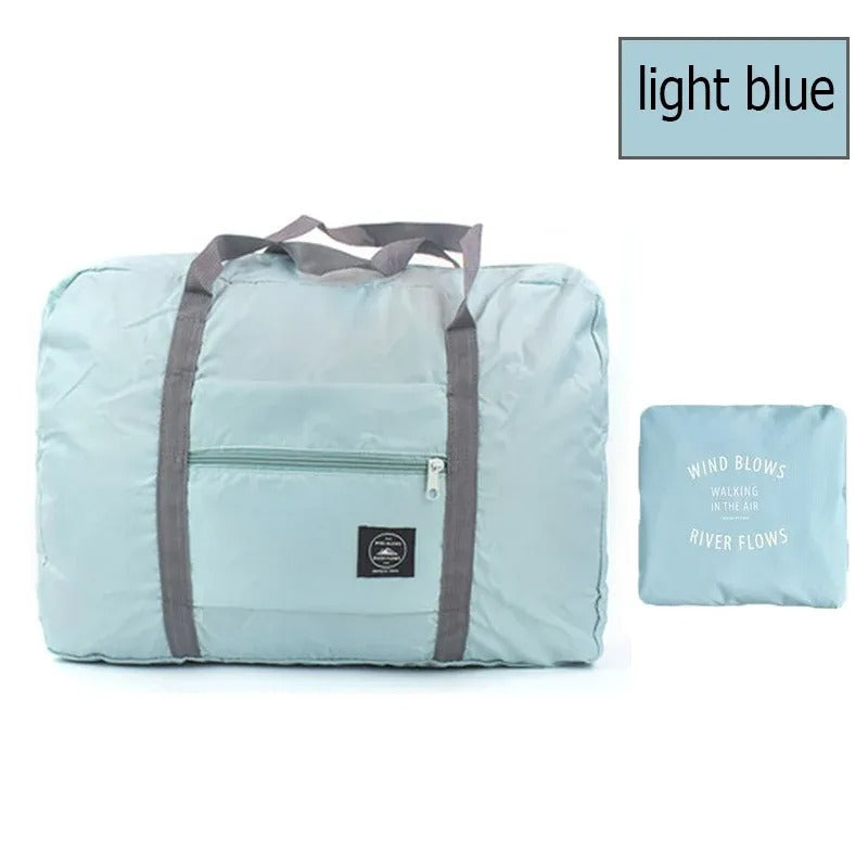 Travel Organiser Bags_ Large Capacity Foldable Nylon Travel Bag