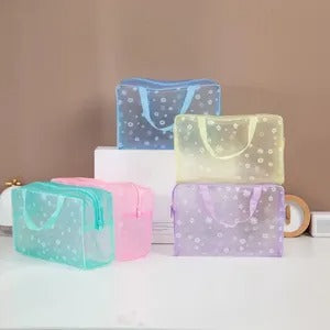 Makeup Organizer Bag Colorful PVC Cosmetic Storage Pouch