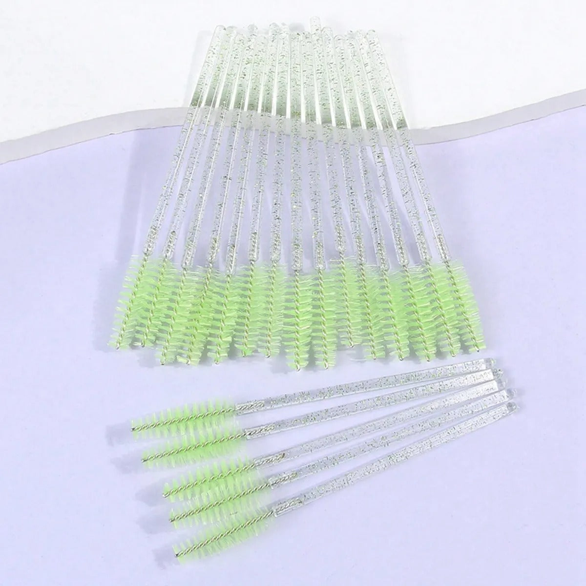 Crystal Mascara Brush Set Disposable Applicators For Eyelash Extension