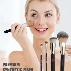 Makeup Organizer Pouch, Soft Cosmetic Brush Holder With Magnetic Buckle