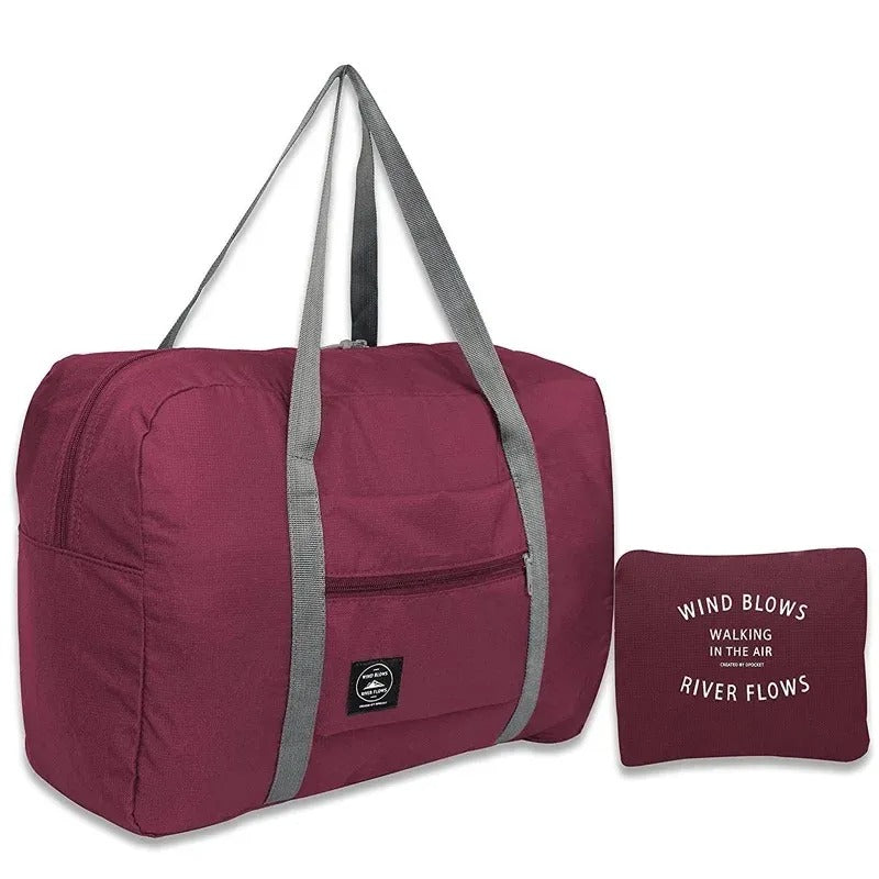 Travel Organiser Bags_ Large Capacity Foldable Nylon Travel Bag