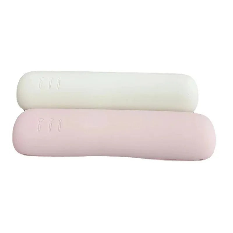 Makeup Organizer Pouch, Soft Cosmetic Brush Holder With Magnetic Buckle