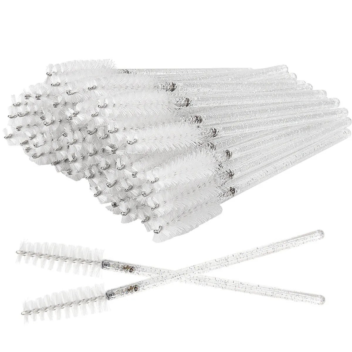 Crystal Mascara Brush Set Disposable Applicators For Eyelash Extension